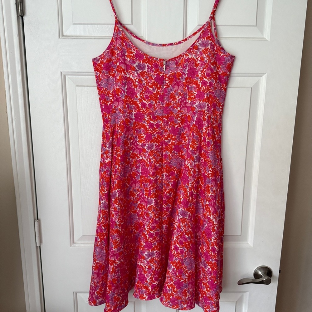 Tuckernuck Pink Floral Dress L - Picture 9 of 10
